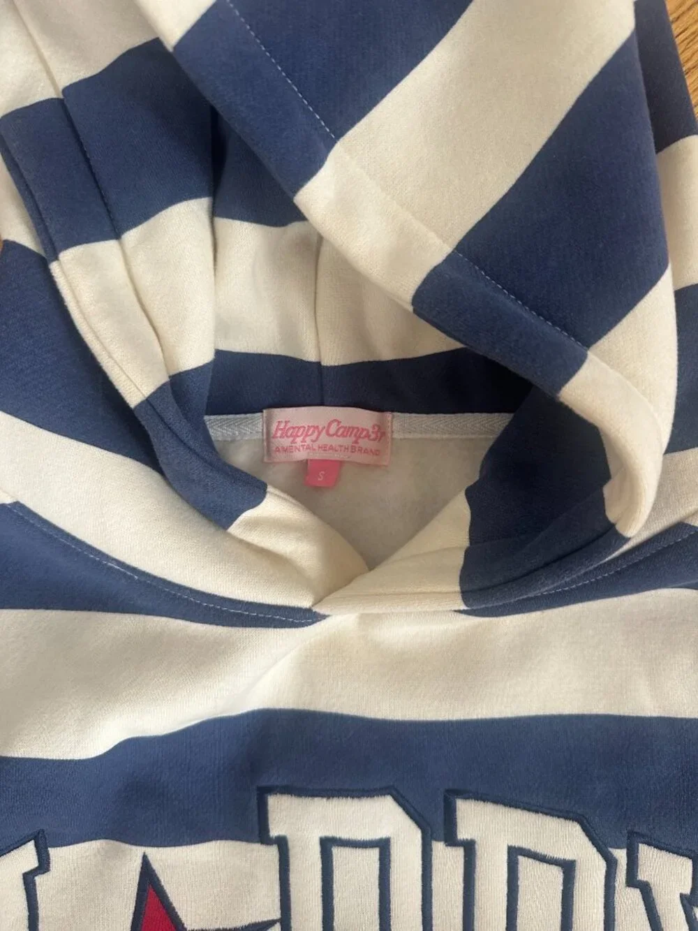 🩵 Happy Camp3r Indigo Stripe Sweatshirt 🩵 BRAND NEW